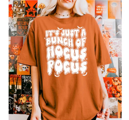 Screen Print- A Bunch Of Hocus Pocus (White)