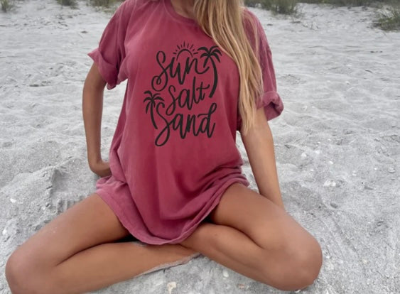 Screen Print- Sun Salt and Sand