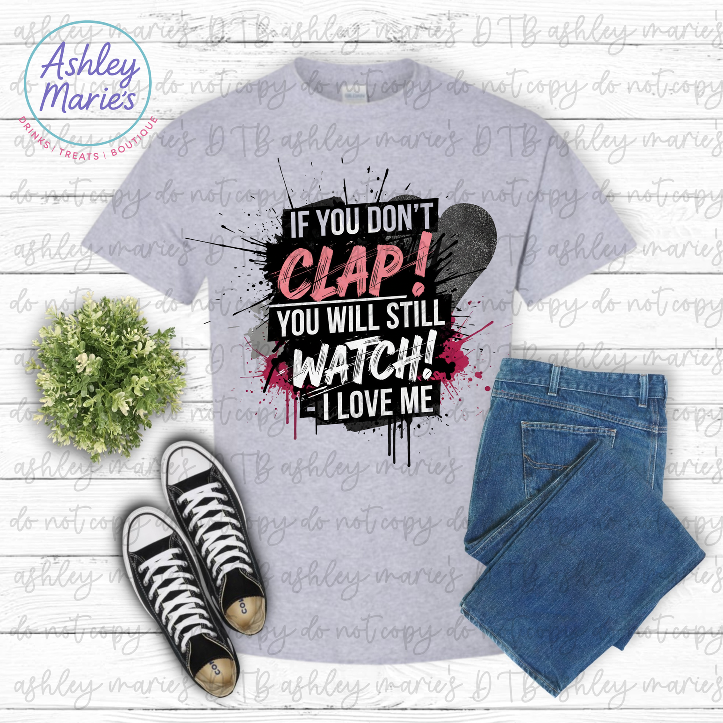 Sublimation Transfers- I Love Me (Adult and Youth Sizes)