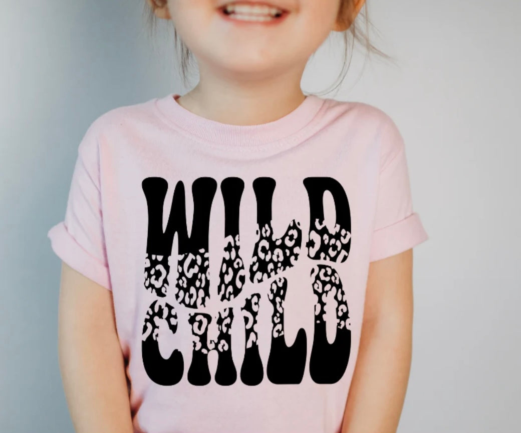 Screen Print- Wild Child Cheetah Print- Y