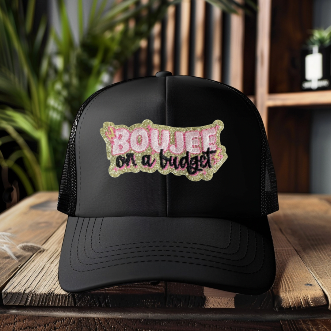 Boujee On A Budget- Hat Patch