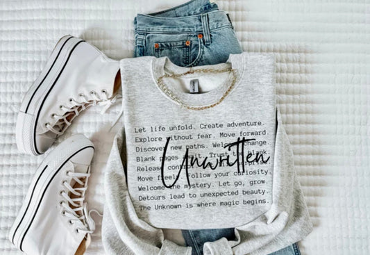 Screen Print- Unwritten (Black)