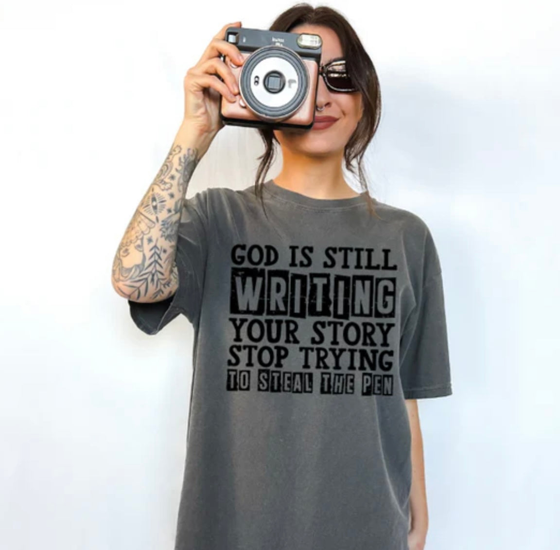 Screen Print- God is Still Writing Your Story (Blocked)