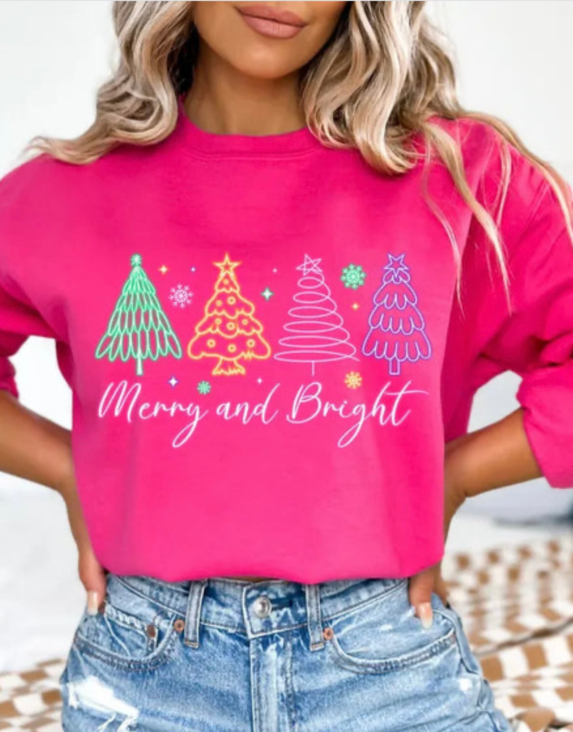 Glitter Clear Film- Merry & Bright Neon