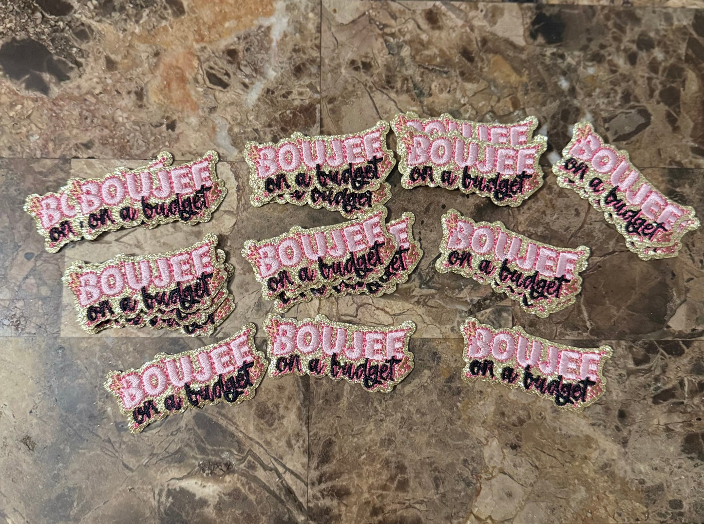 Boujee On A Budget- Hat Patch