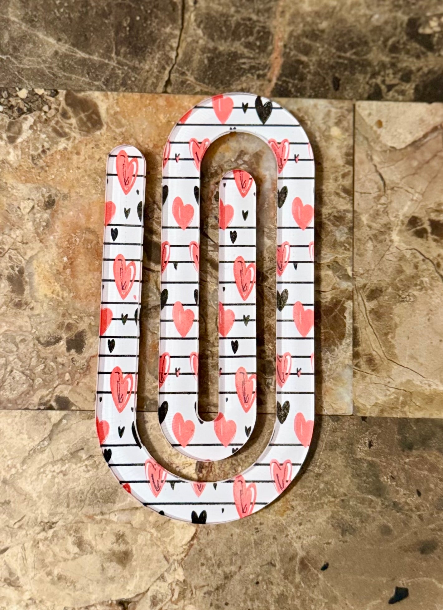 Customized Large Acrylic Paper Clip