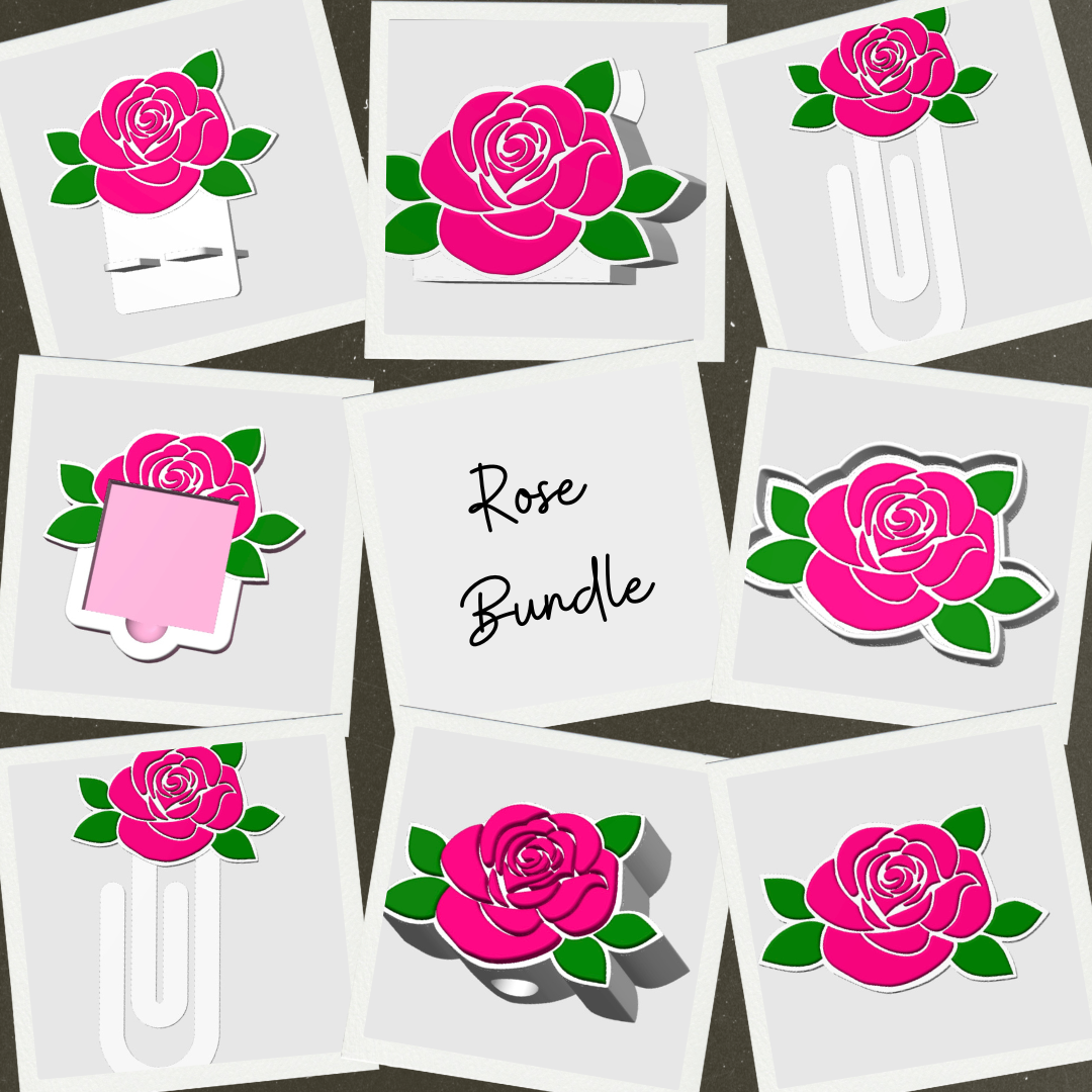 Rose - 3D Printed Pen Holder