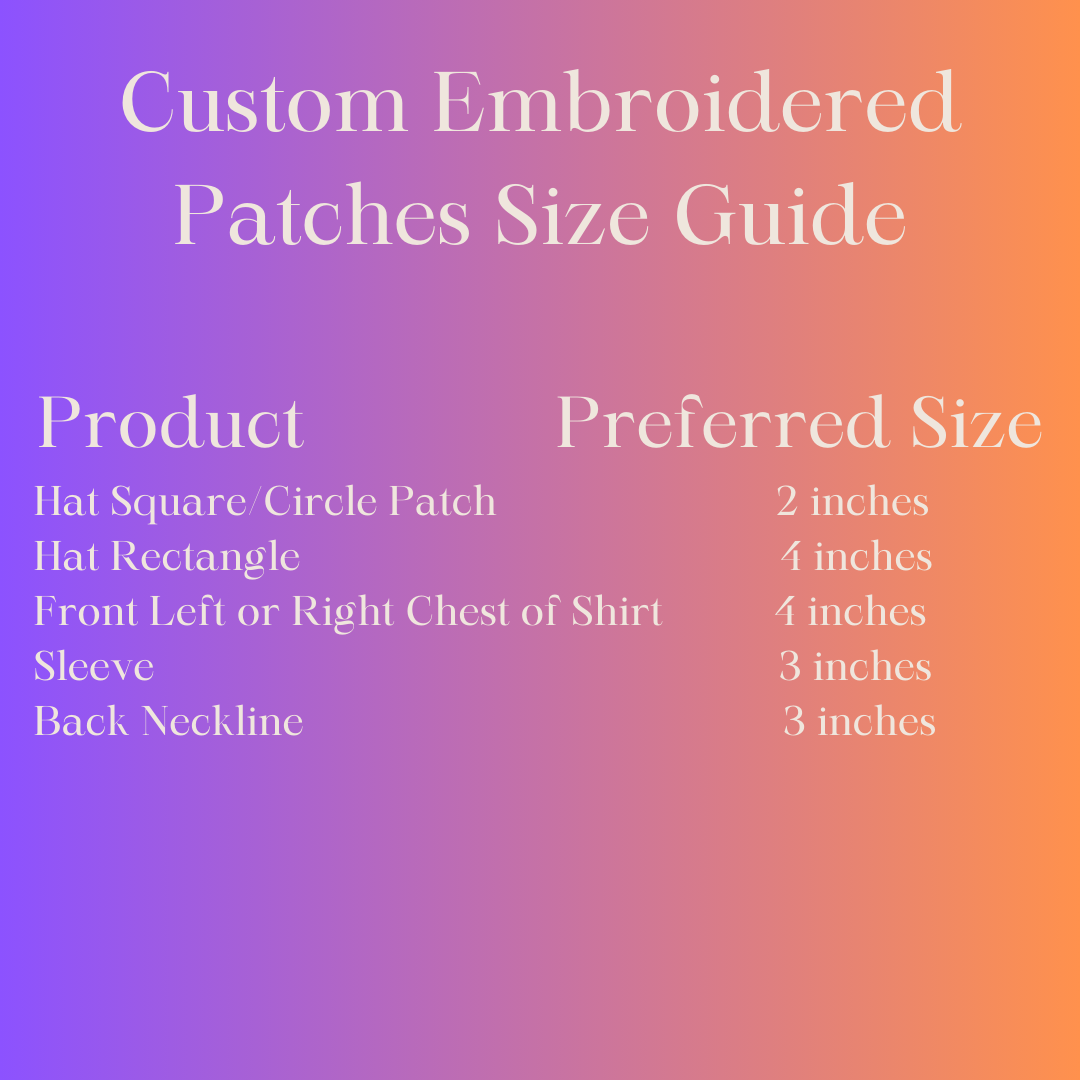 Custom Embroidery Patches