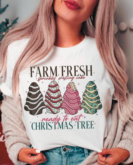 Glitter Clear Film- Ready to Eat Farm Fresh Christmas Trees