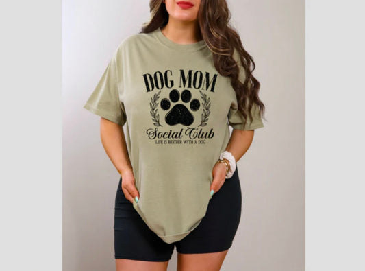 Screen Print- Dog Mom Social Club