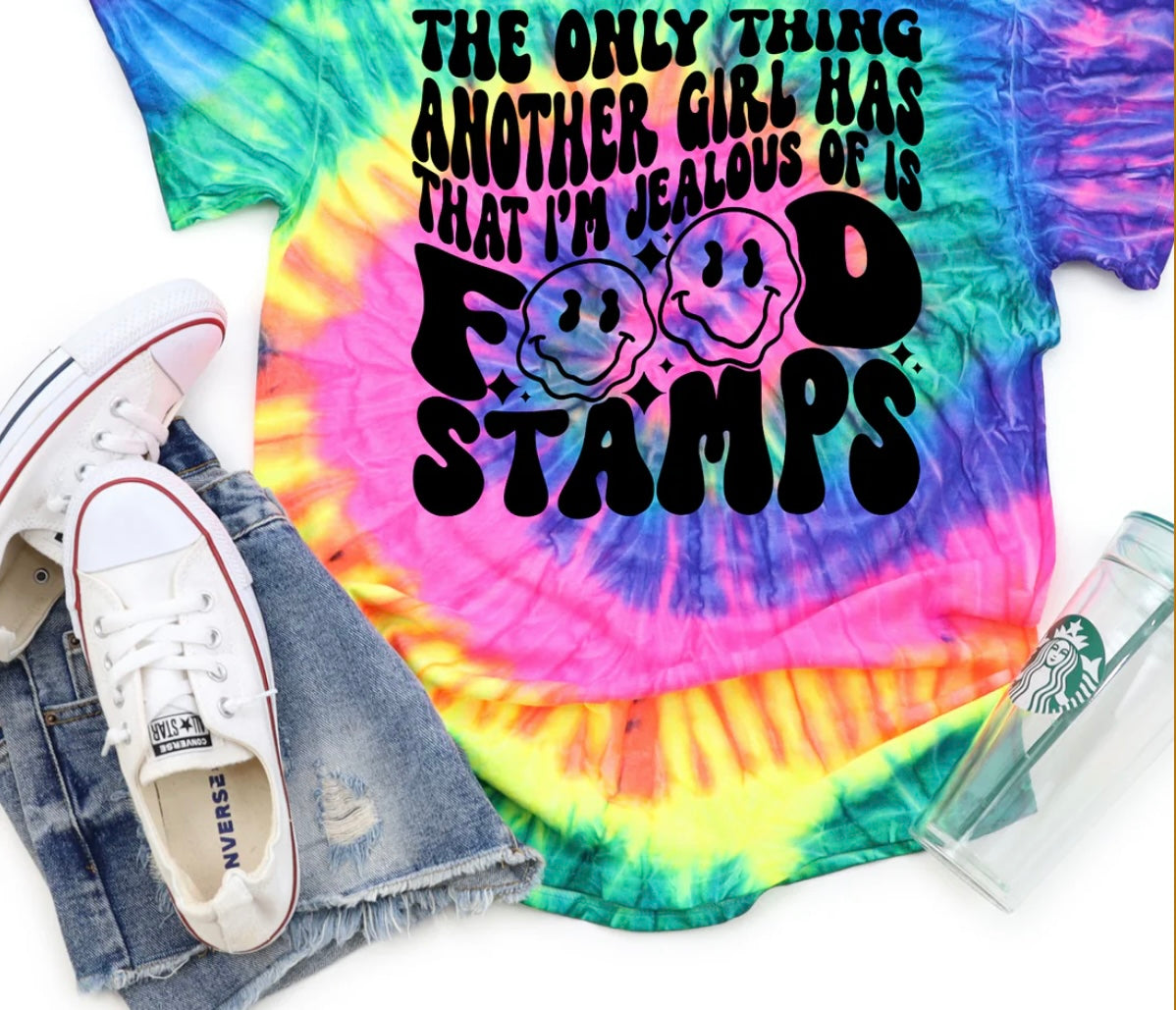 Screen Print- The only thing another girl has… Food Stamps