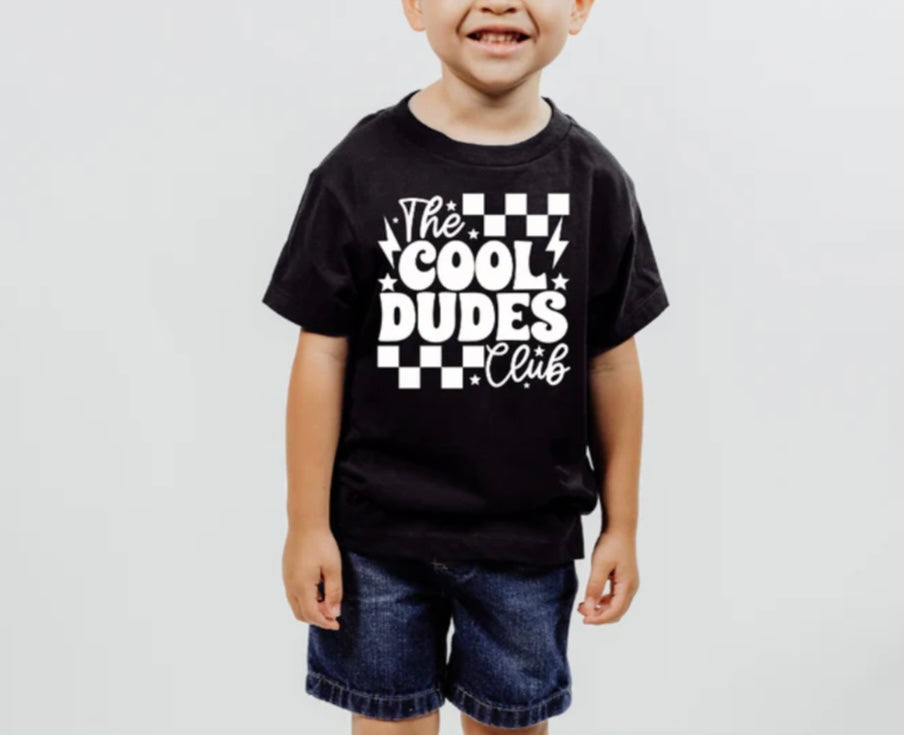 Screen Print- Cool Dudes Club (White)