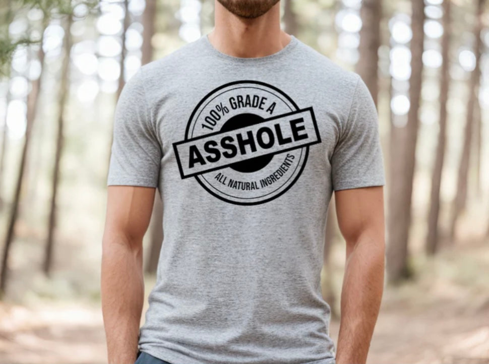 Screen Print- 100% Grade A (Black)