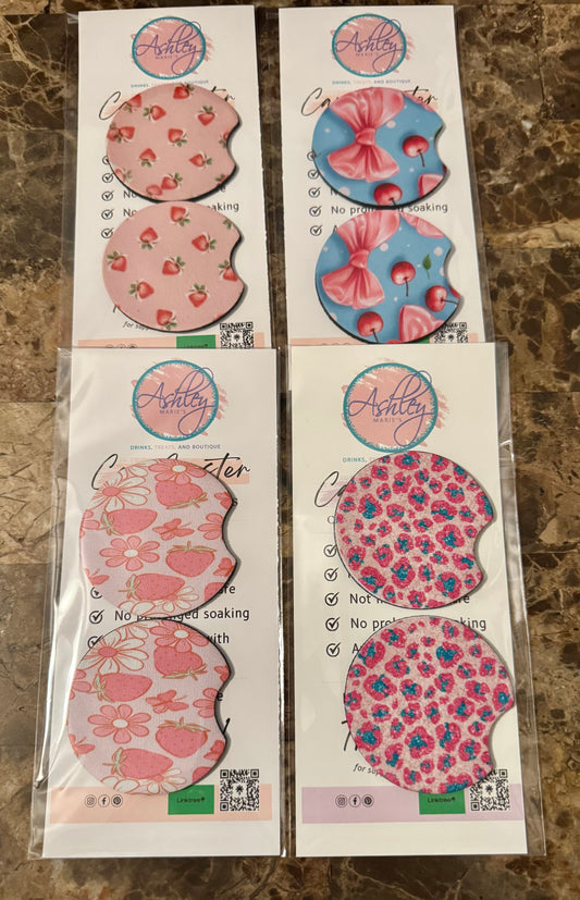 Car Coasters (set of 2 Coasters)