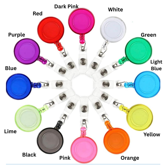 Interchangeable Badge Reel Base - 3D Printed