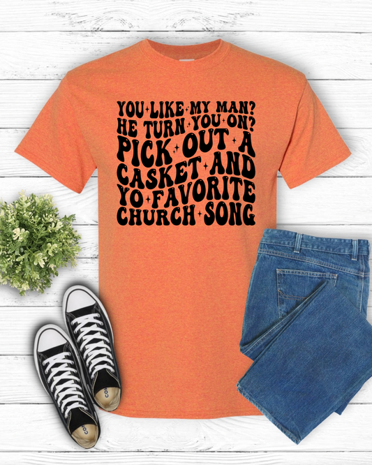 Screen Print- If You Like My Man (Black)