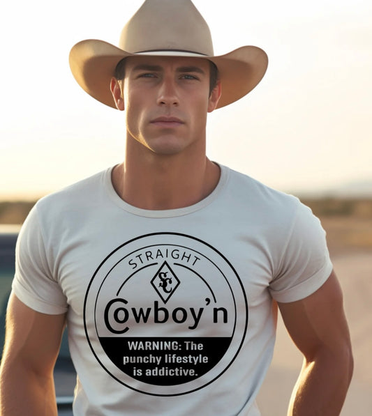Screen Print- Straight Cowboy'n