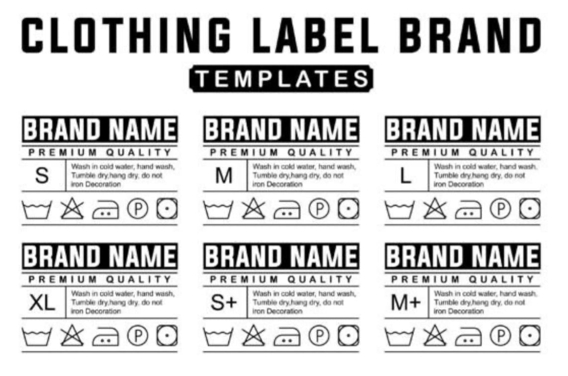 Custom Neck Tags DTF Transfers