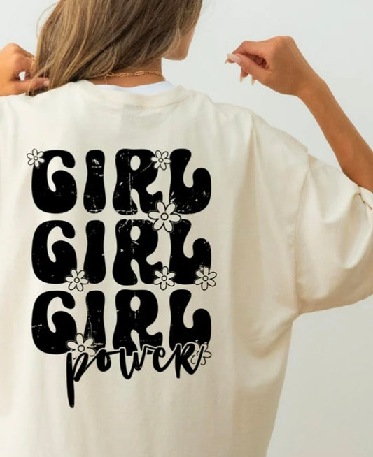 Screen Print- Girl Power (Flower)