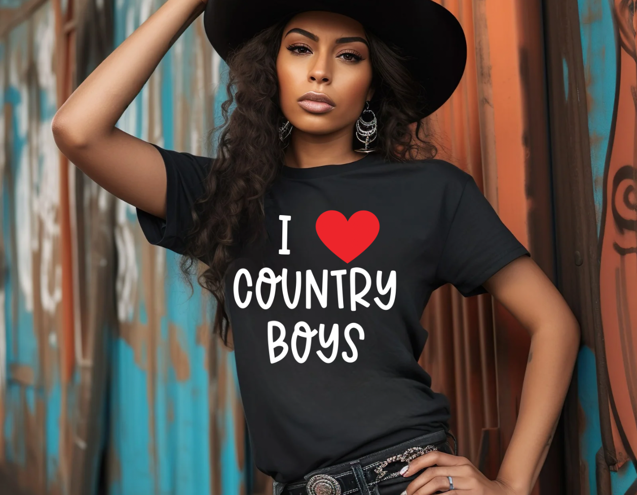 I Love Country Boys Shirt