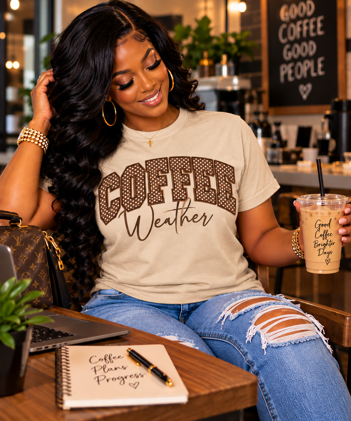Pre-Order DTF- Coffee Weather Polkadot (Adult) (Closes 10/23/26)