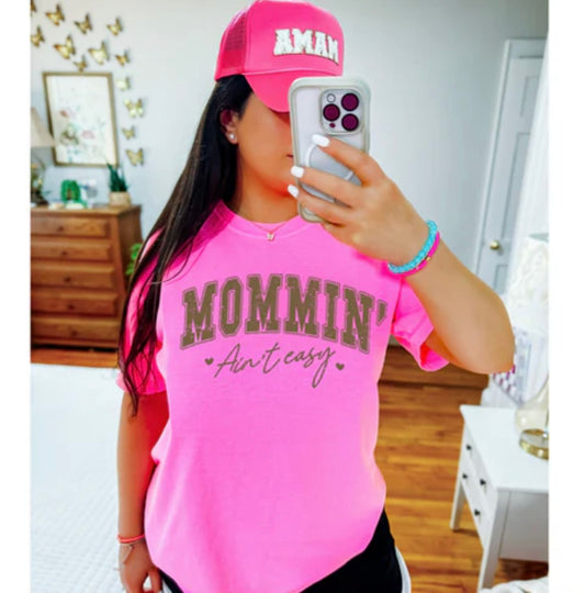 Screen Print- Mommin Ain’t Easy (Chocolate)