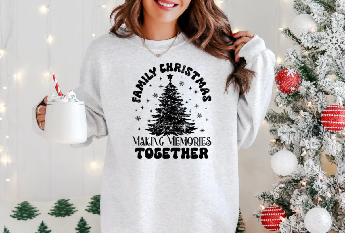 Screen Print- Family Christmas Making Memories Together