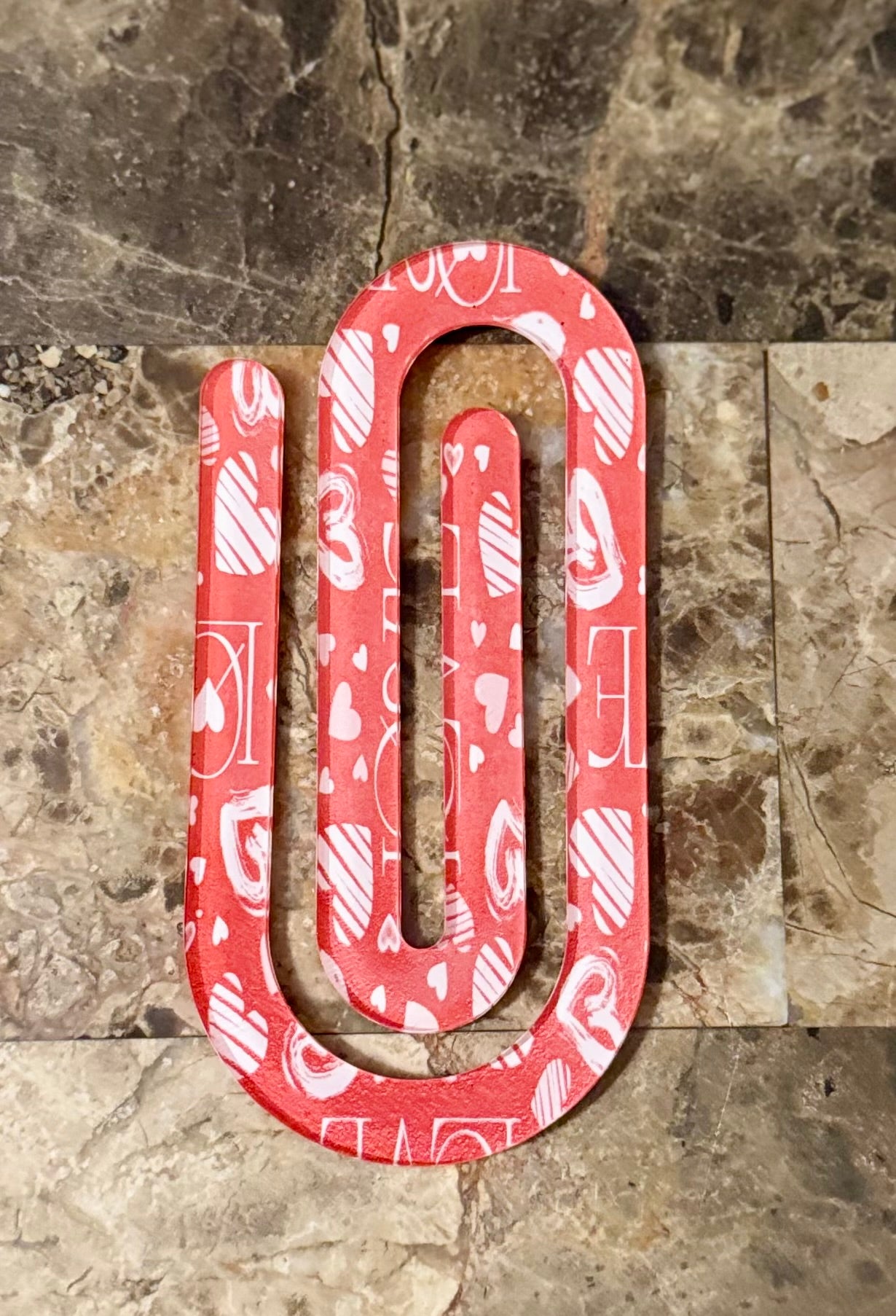 Customized Large Acrylic Paper Clip