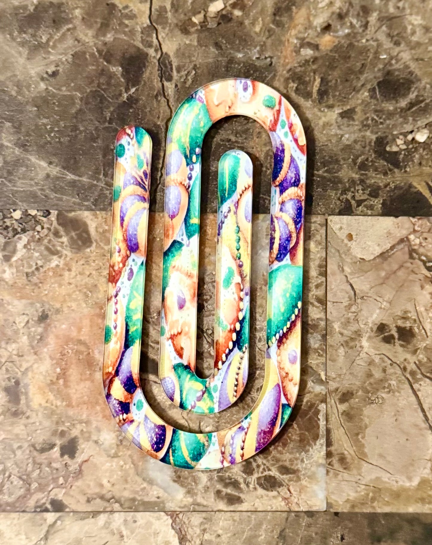 Customized Large Acrylic Paper Clip