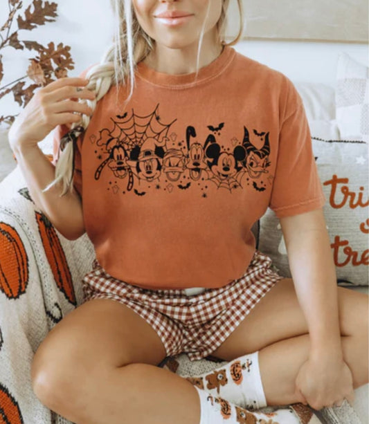 Screen Print- Spooky Mouse  (Black)