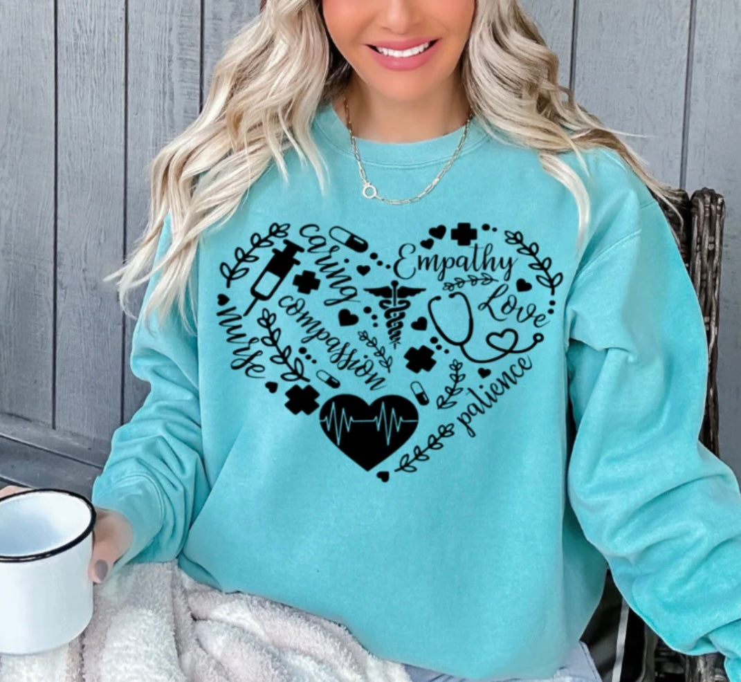 Screen Print- Nurse Heart