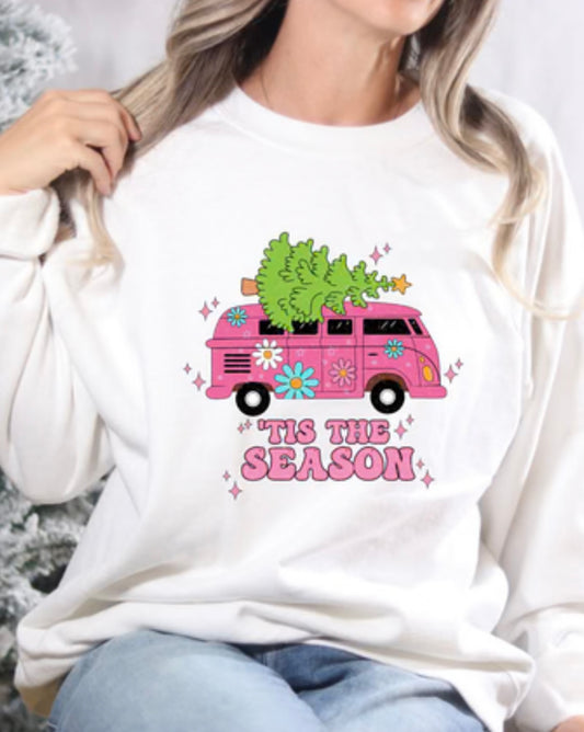 Glitter Clear Film- Hippy Van Tis the Season