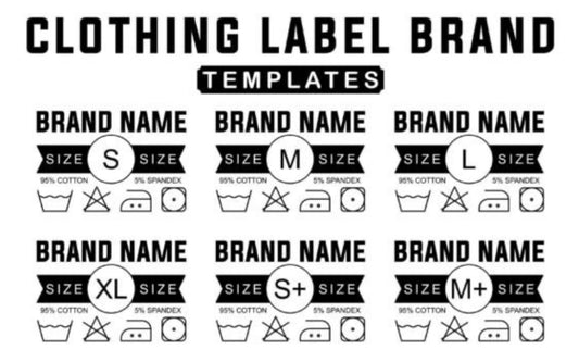 Custom Neck Tags DTF Transfers