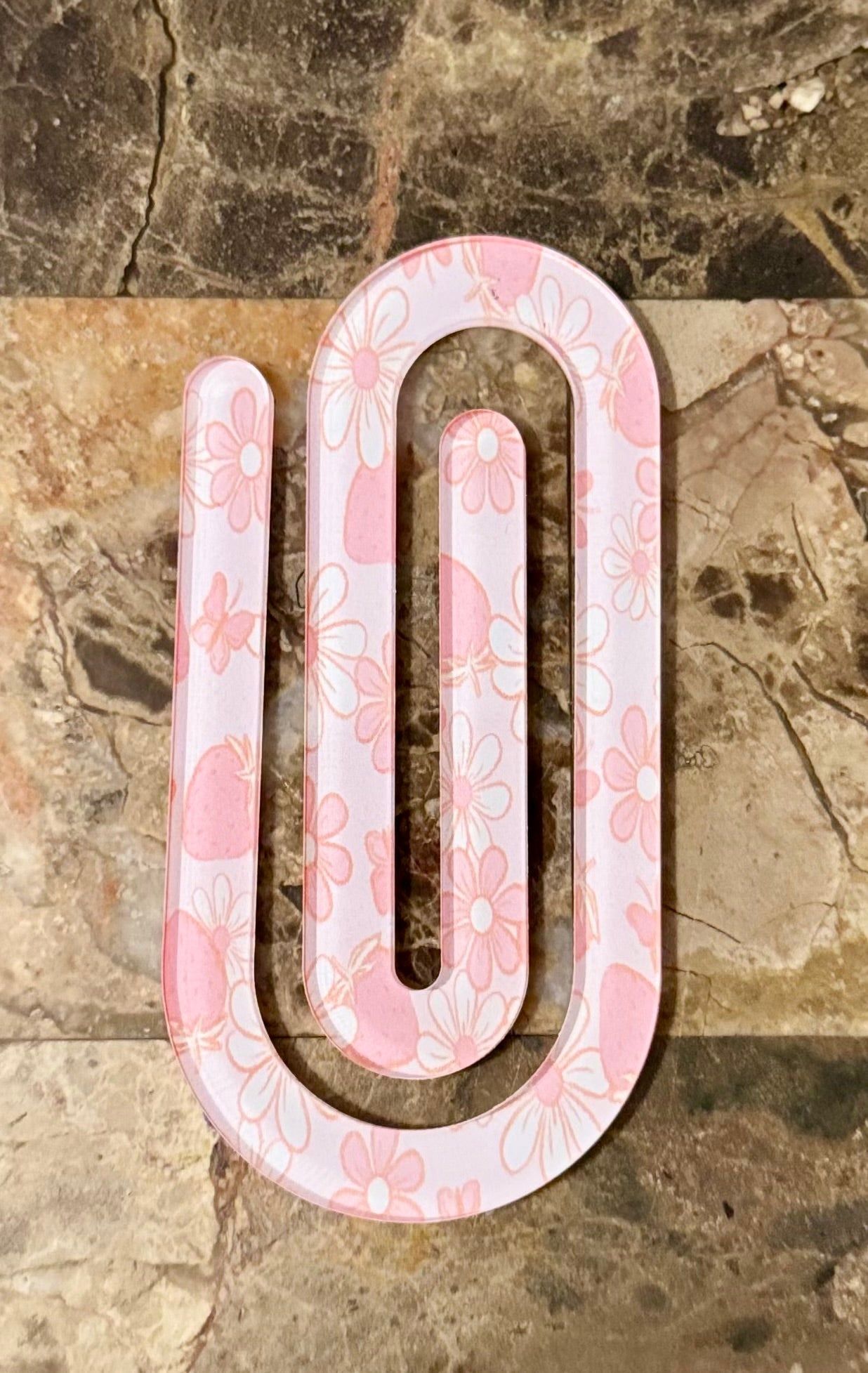 Customized Large Acrylic Paper Clip