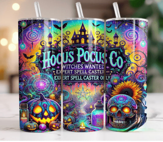 Sublimation Tumbler Wraps- Hocus Pocus Co. (20 oz or 30 oz)