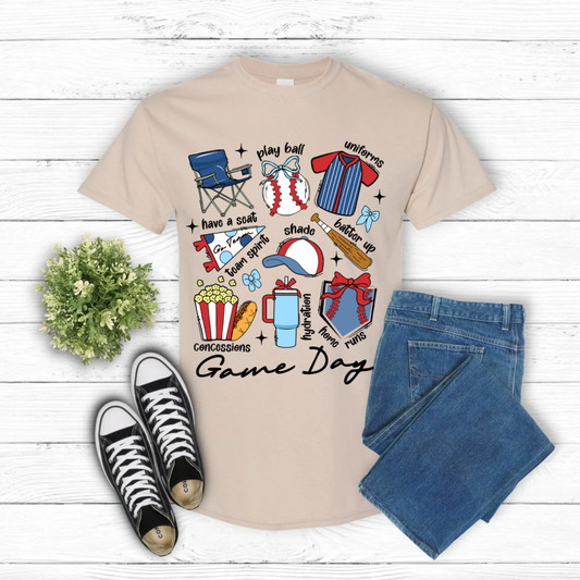 DTF- Retro Baseball Collage