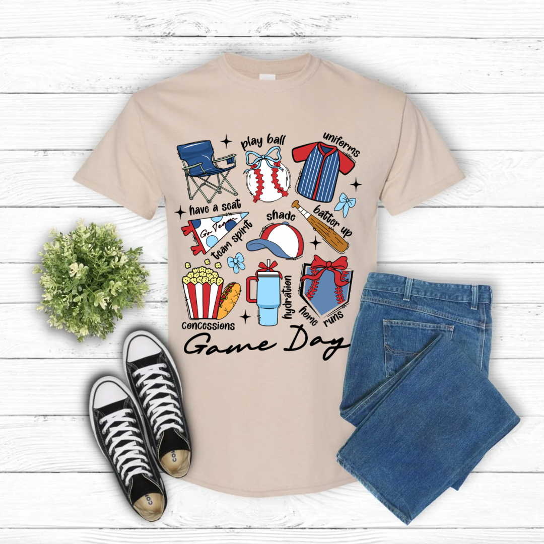 DTF- Retro Baseball Collage