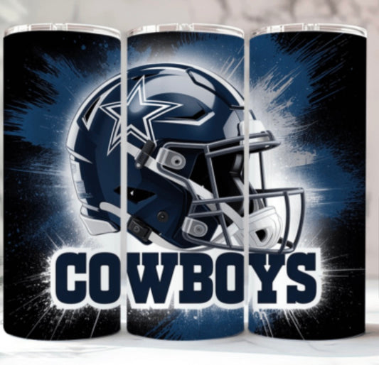 Sublimation Tumbler Wraps- The Cowboys (20 oz or 30 oz)