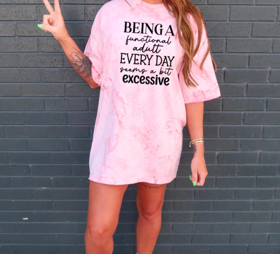 Screen Print- Being A Functional Adult