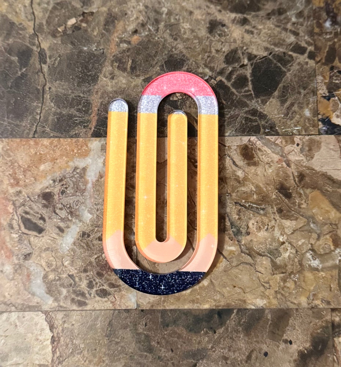 Customized Large Acrylic Paper Clip