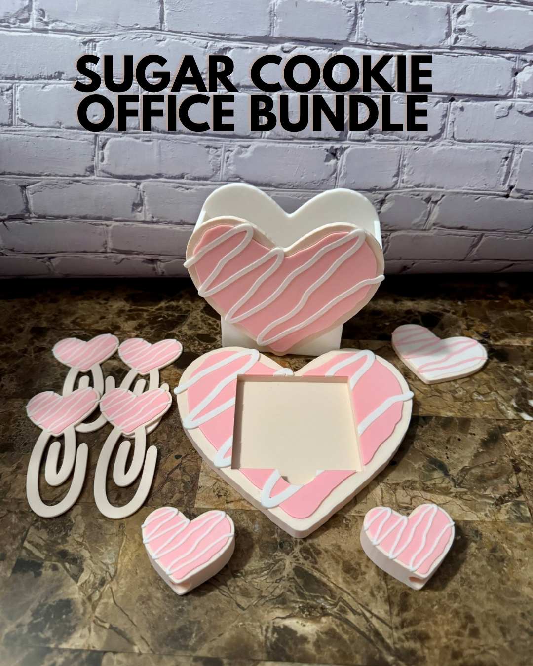 Sugar Cookie - 3D Printed Sticky Note Holder