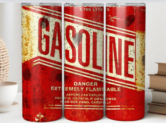 Sublimation Tumbler Wraps- Gasoline (20 oz or 30 oz)