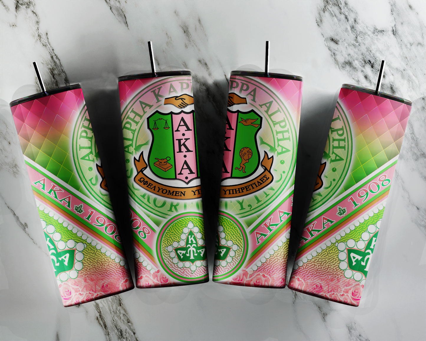 Greek Organizations Sublimation Tumbler