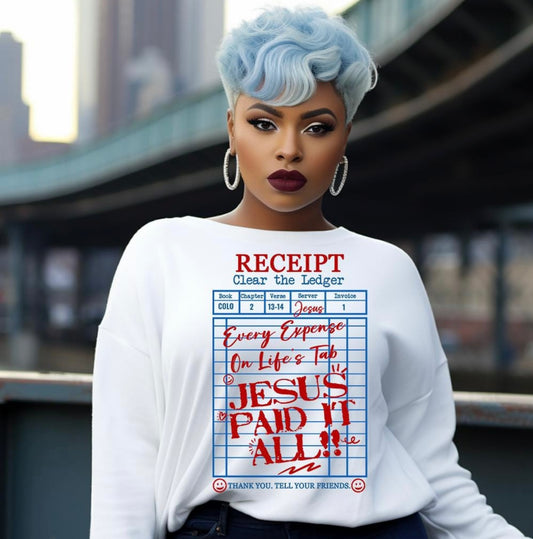 DTF-  Jesus Paid It All Life Expenses