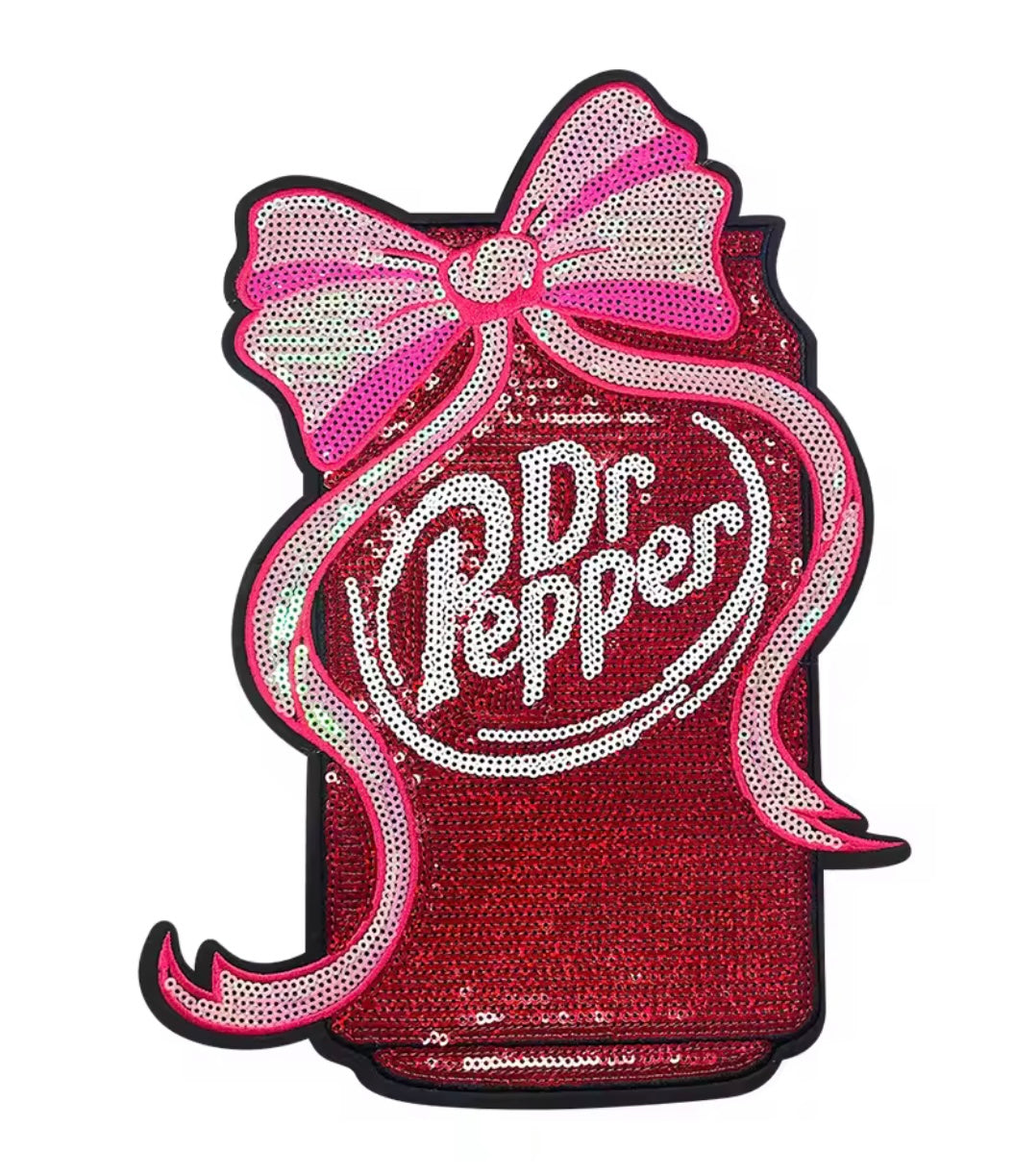 Dr Pepper - 11 in Sequin Patch