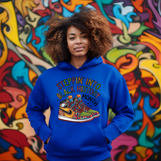 DTF- Steppin Into Black History (2 sizes)