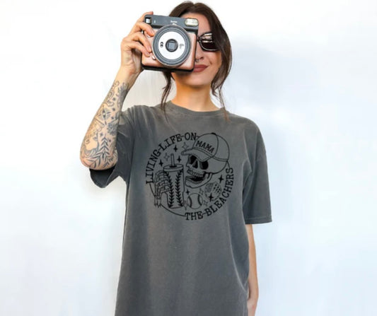 Screen Print- Living Life on the Bleachers