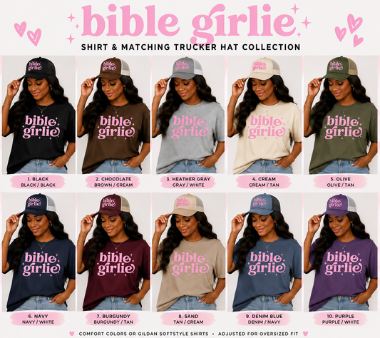 Bible Girlie Collection Trucker Hat – Christian Faith-Based Hat