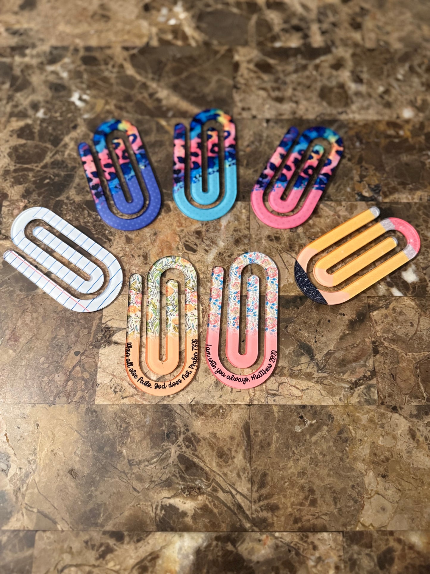 Customized Large Acrylic Paper Clip