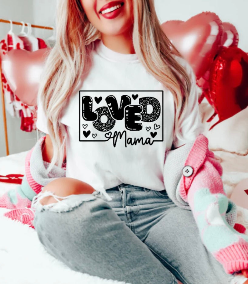 Screen Print- Loved Mama Cheetah